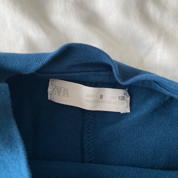 Zara Cropped T Shirt Kids Size 8 - Picture 3 of 4